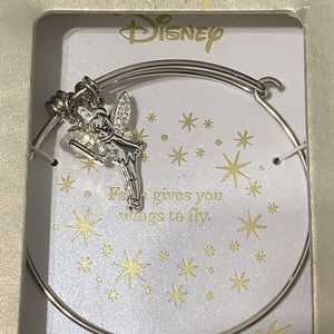 Disney Stainless Steel Tinker bell charm bracelet